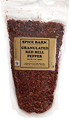 Red Bell Pepper Granules 1 Pound Bag